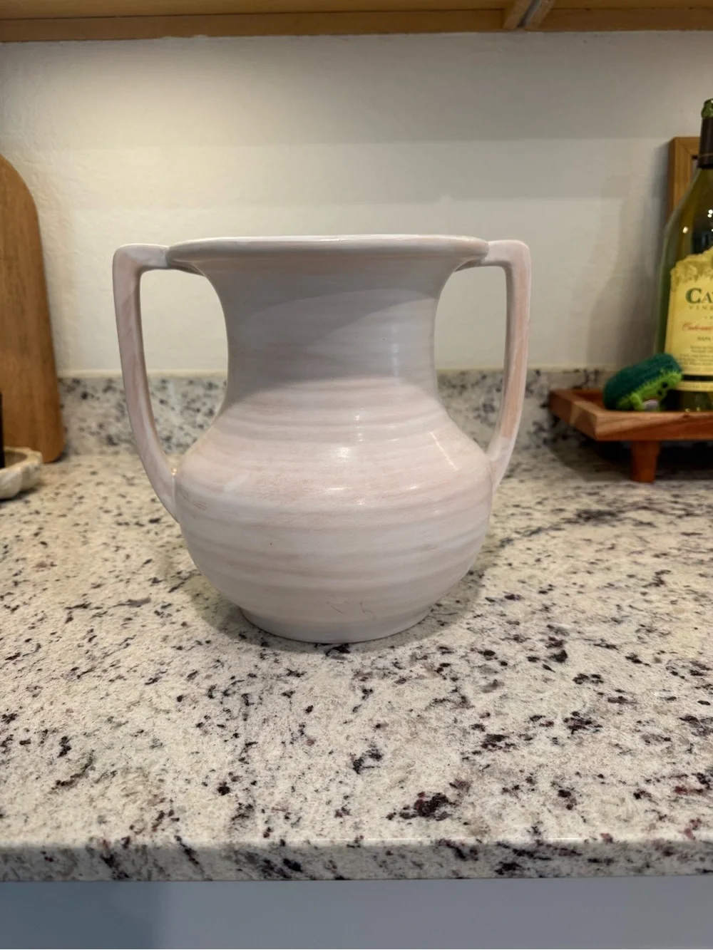 Two-Handled Ceramic Vase